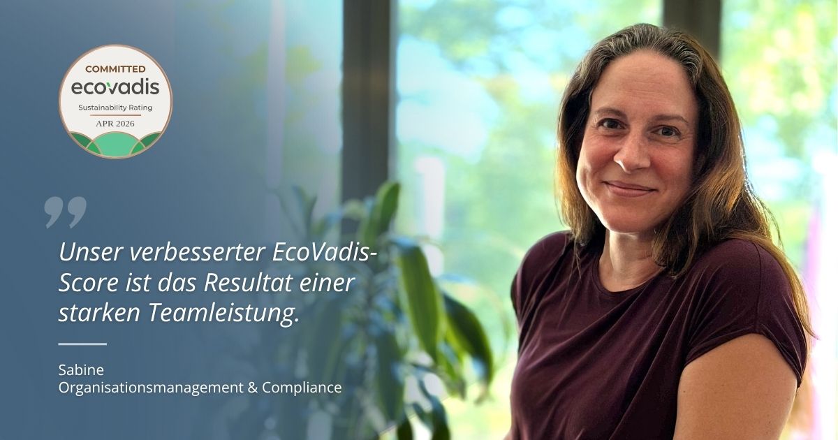 EcoVadis-Score deutlich verbessert